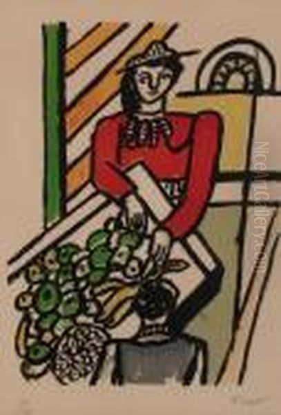 Fernand Oil Painting by Fernand Leger