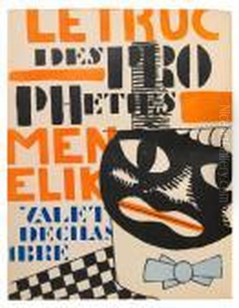 La Fin Du Monde Filmee Par L'ange N.-d Roman. Oil Painting by Fernand Leger