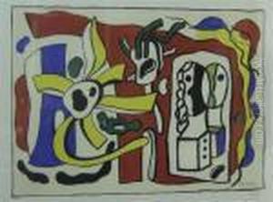 Nature Morte Aux Poupees Et Soleil