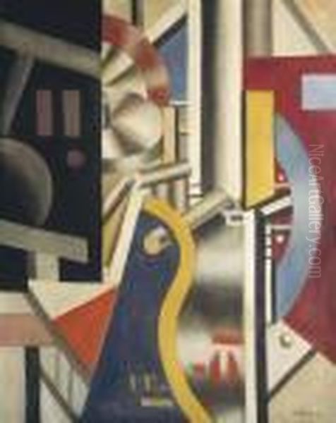 Composition Oil Painting by Fernand Leger
