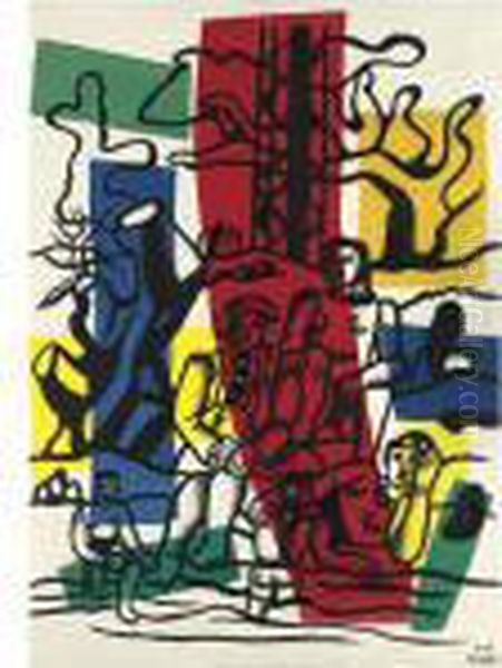 La Partie De Campagne Oil Painting by Fernand Leger