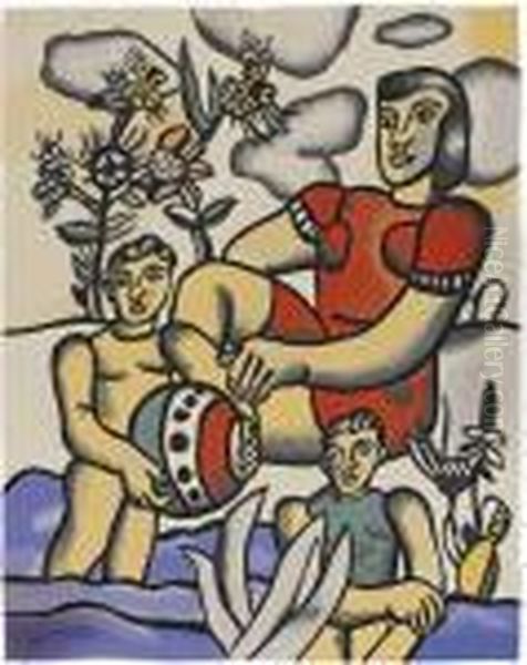Le Bonheur. Oil Painting by Fernand Leger