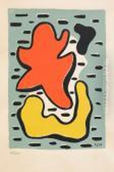 Composition Oil Painting by Fernand Leger