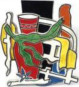 Vase Rouge A Feuille Verte