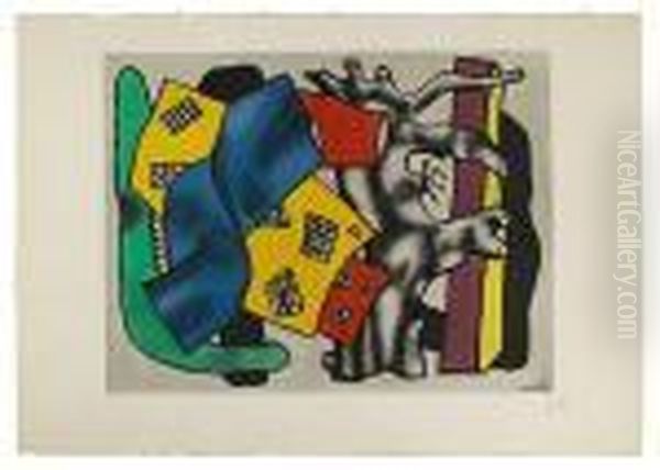 Racine Grise Oil Painting by Fernand Leger