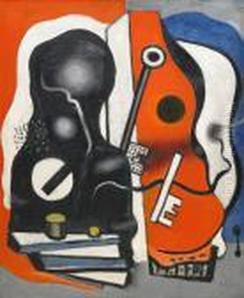 Nature Morte Aux Clefs Oil Painting by Fernand Leger