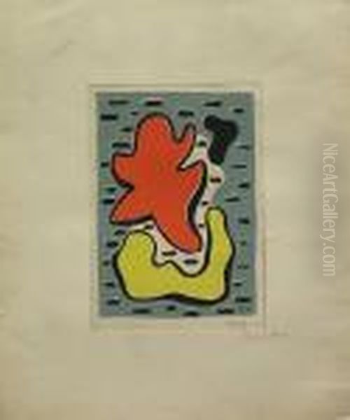 Untitled Oil Painting by Fernand Leger