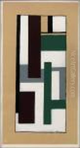 Leger [after] Composition Oil Painting by Fernand Leger