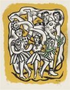 Les Danseuses (fond Jaune) (saphire 137)