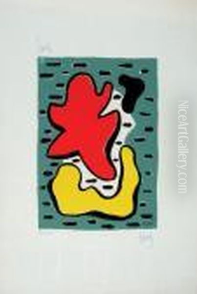Composition (s.e.10) Oil Painting by Fernand Leger