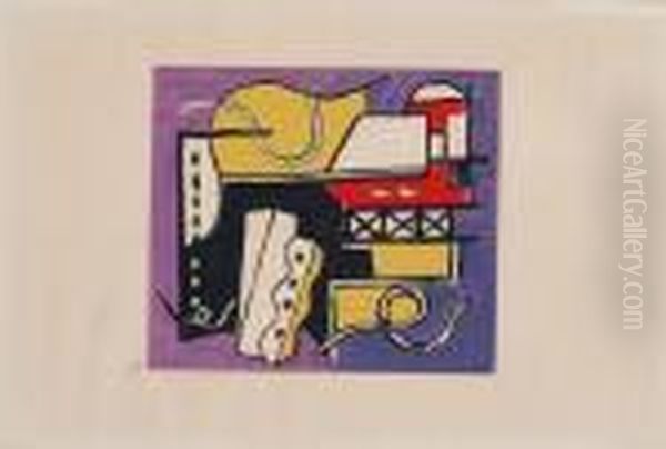 Senza Titolo Oil Painting by Fernand Leger