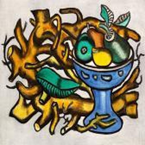 Le Compotier Oil Painting by Fernand Leger