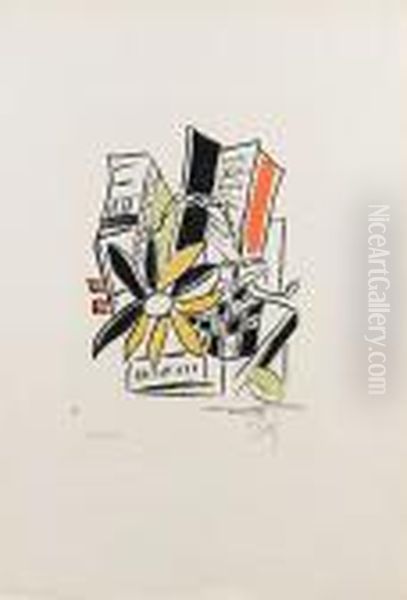 From Album Of Ten Serigraphs (saphire E8p289) Oil Painting by Fernand Leger