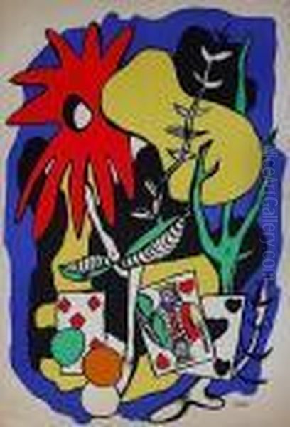 Le Roi De Coeur Oil Painting by Fernand Leger