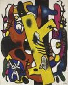 Composition En Noir Et Jaune