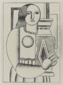 Femme Tenant Un Vase (saphire 13)