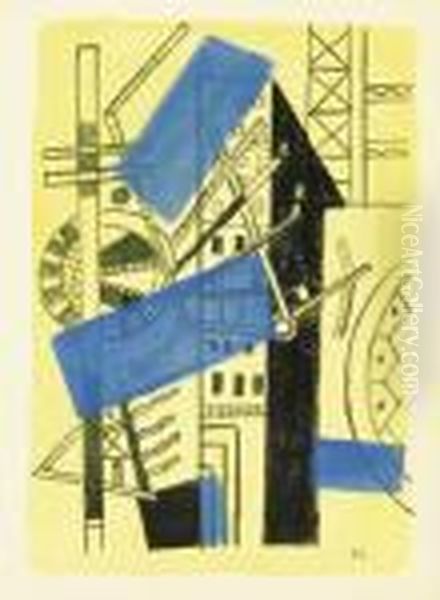 Arthur Rimbaud Oil Painting by Fernand Leger