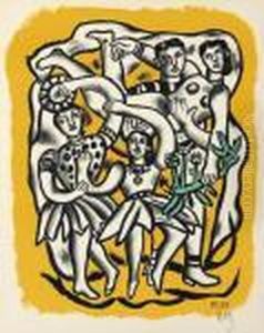 Les Danseuses (fond Jaune) (s. 137)