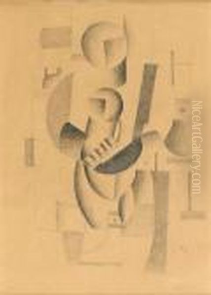 Femme Et Enfant Oil Painting by Fernand Leger