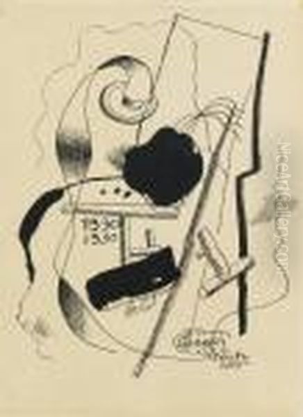 Senza Titolo Oil Painting by Fernand Leger