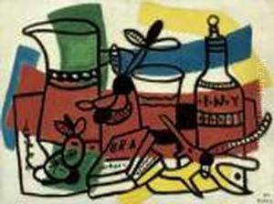 Nature Morte A La Bouteille