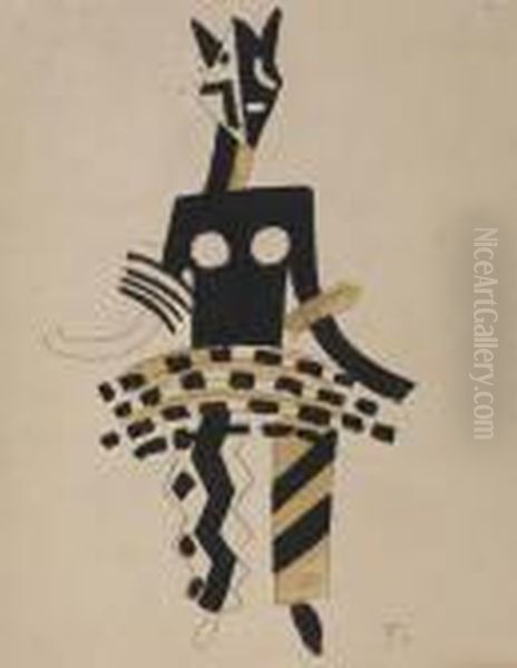 Creation Du Monde Oil Painting by Fernand Leger