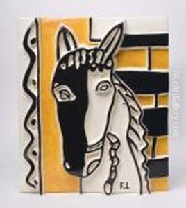 Le Cheval Sur Fond Jaune