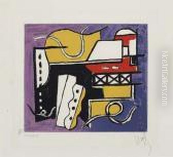 Composition Oil Painting by Fernand Leger