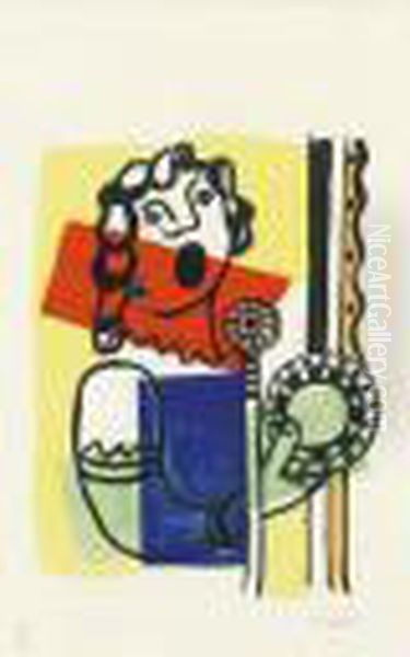 Leger , Untitled Oil Painting by Fernand Leger