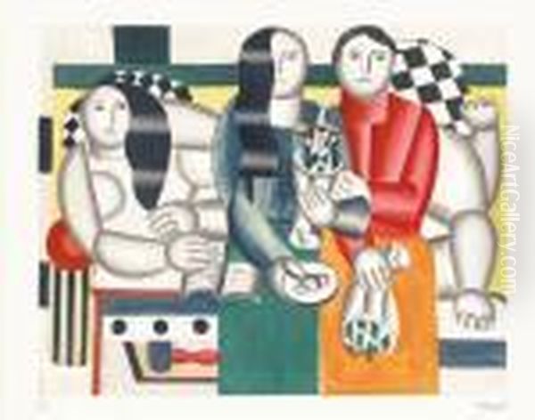 Leger , Untitled Oil Painting by Fernand Leger