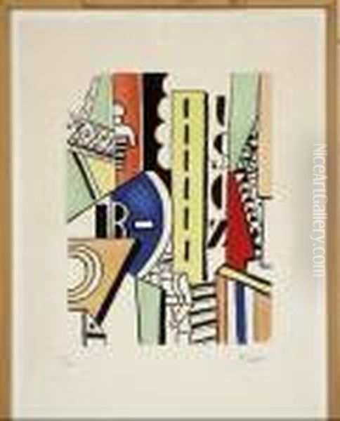 Sin Titulo Oil Painting by Fernand Leger