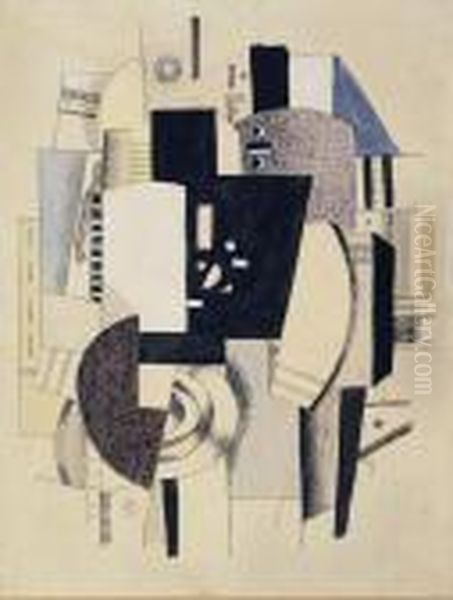 Composition Oil Painting by Fernand Leger