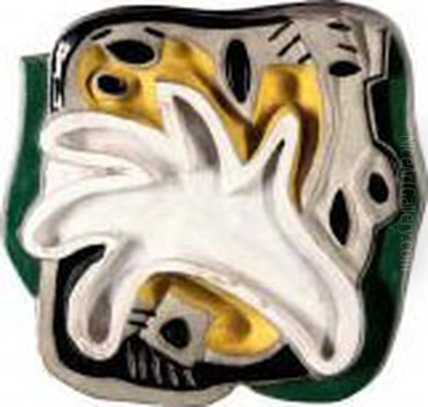 La Feuille Blanche Oil Painting by Fernand Leger