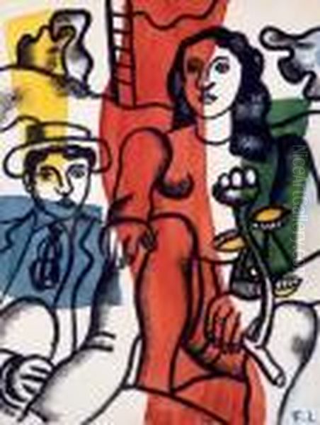 Les Deux Amoureux (etude Pour 
