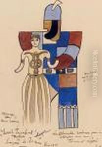 Costumes Pour Le Ballet David Triomphant (goliath Et La Fille De Saul)