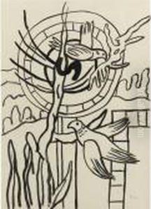 Les Oiseaux A La Roue, Etude Pour La Ville