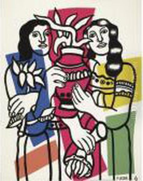 L'anniversaire Oil Painting by Fernand Leger