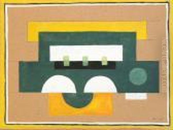 Composition 1926 Oil Painting by Fernand Leger
