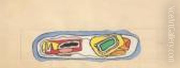 Composition Oil Painting by Fernand Leger