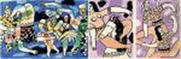 Fernand Leger, Cirque, Teriade, Les Editions Verve, Paris Oil Painting by Fernand Leger