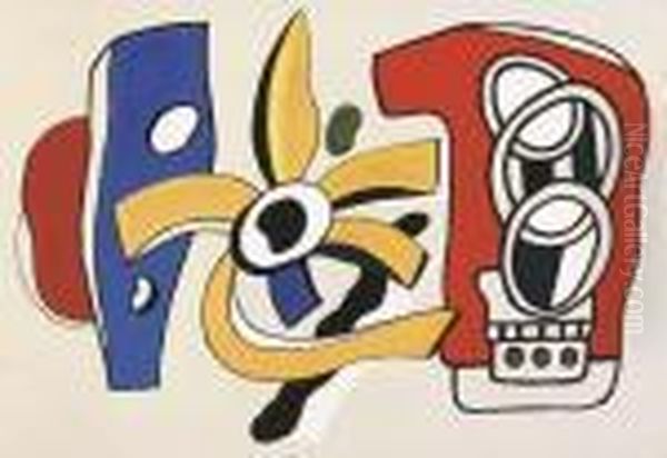 L'etoile Jaune Oil Painting by Fernand Leger