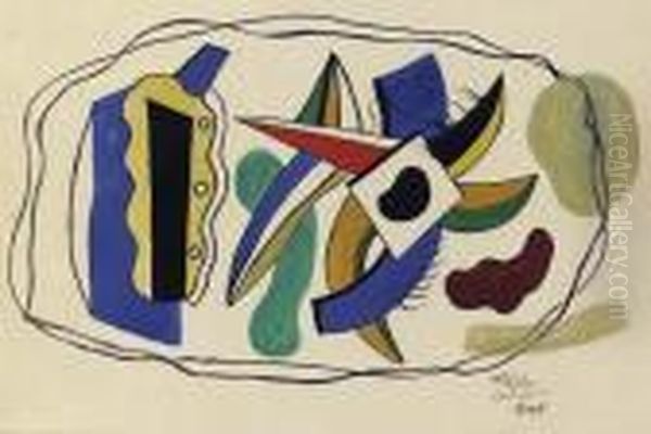 Sans Titre Oil Painting by Fernand Leger