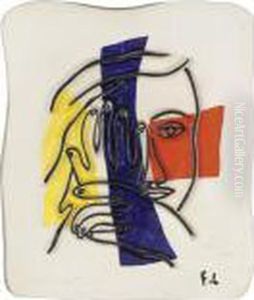 Visage Aux Deux Mains