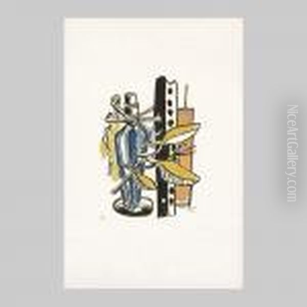 Senzatitolo Oil Painting by Fernand Leger