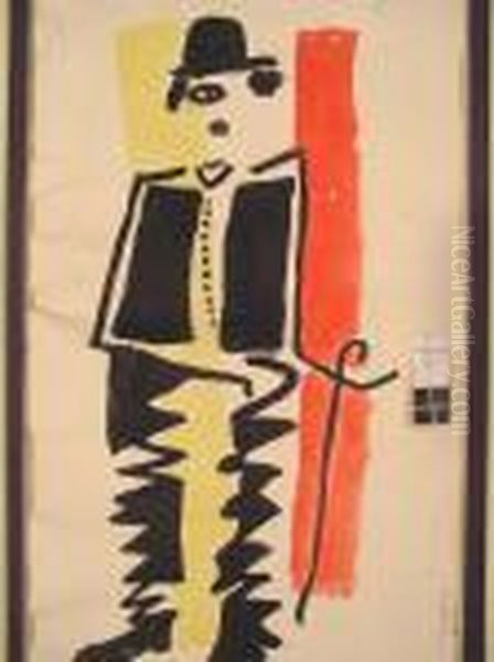 Charlot Oil Painting by Fernand Leger