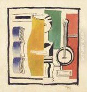 Nature Morte Au Vase Jaune