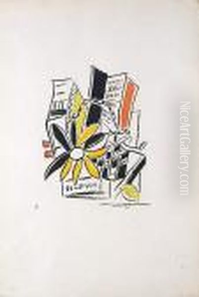 Sin Titulo Oil Painting by Fernand Leger