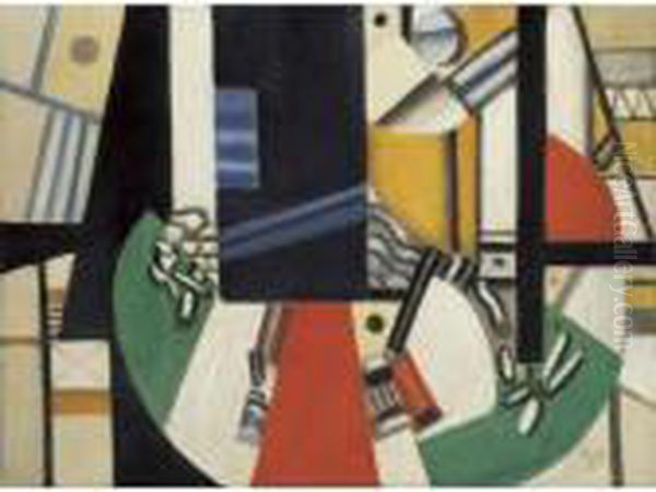 Nature Morte, Etat Definitif Oil Painting by Fernand Leger