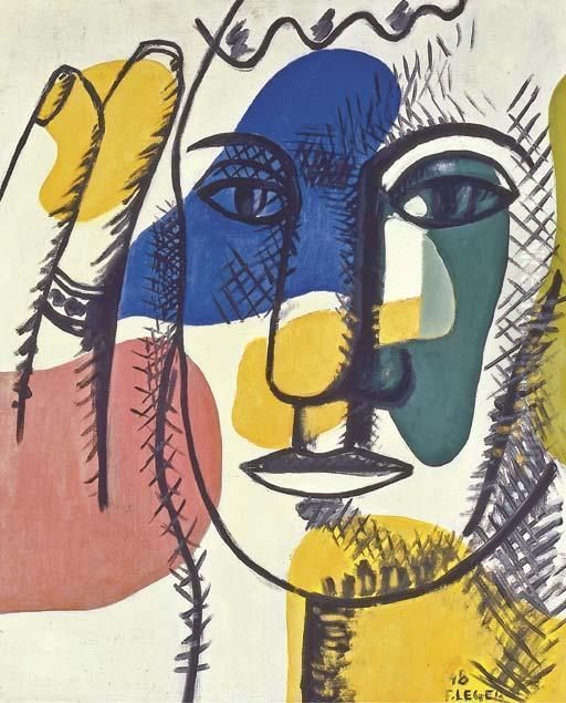 Figure Oil Painting by Fernand Leger