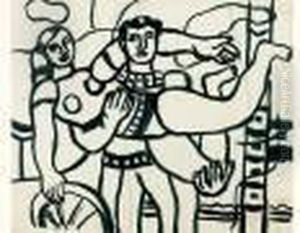 L'acrobate Et Sa Partenaire
